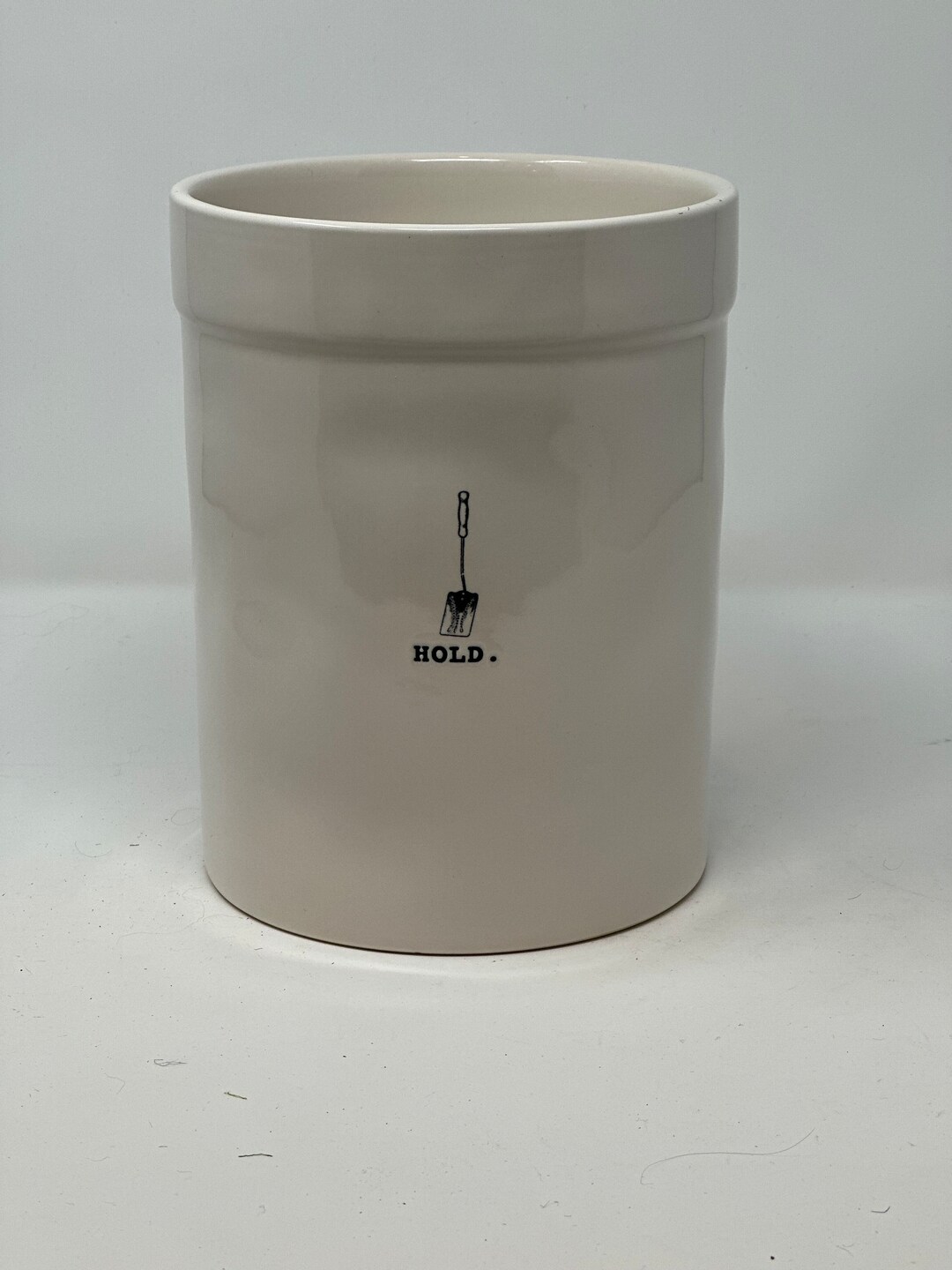 Rae Dunn White HOLD Utensil Crock, Rae Dunn Classic White Kitchen