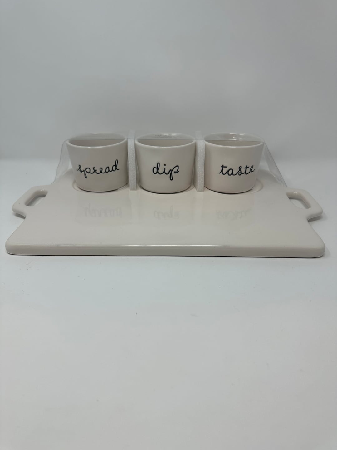 Rae Dunn CHARCUTERIE Tray and Ramekins Rae Dunn Serving Etsy