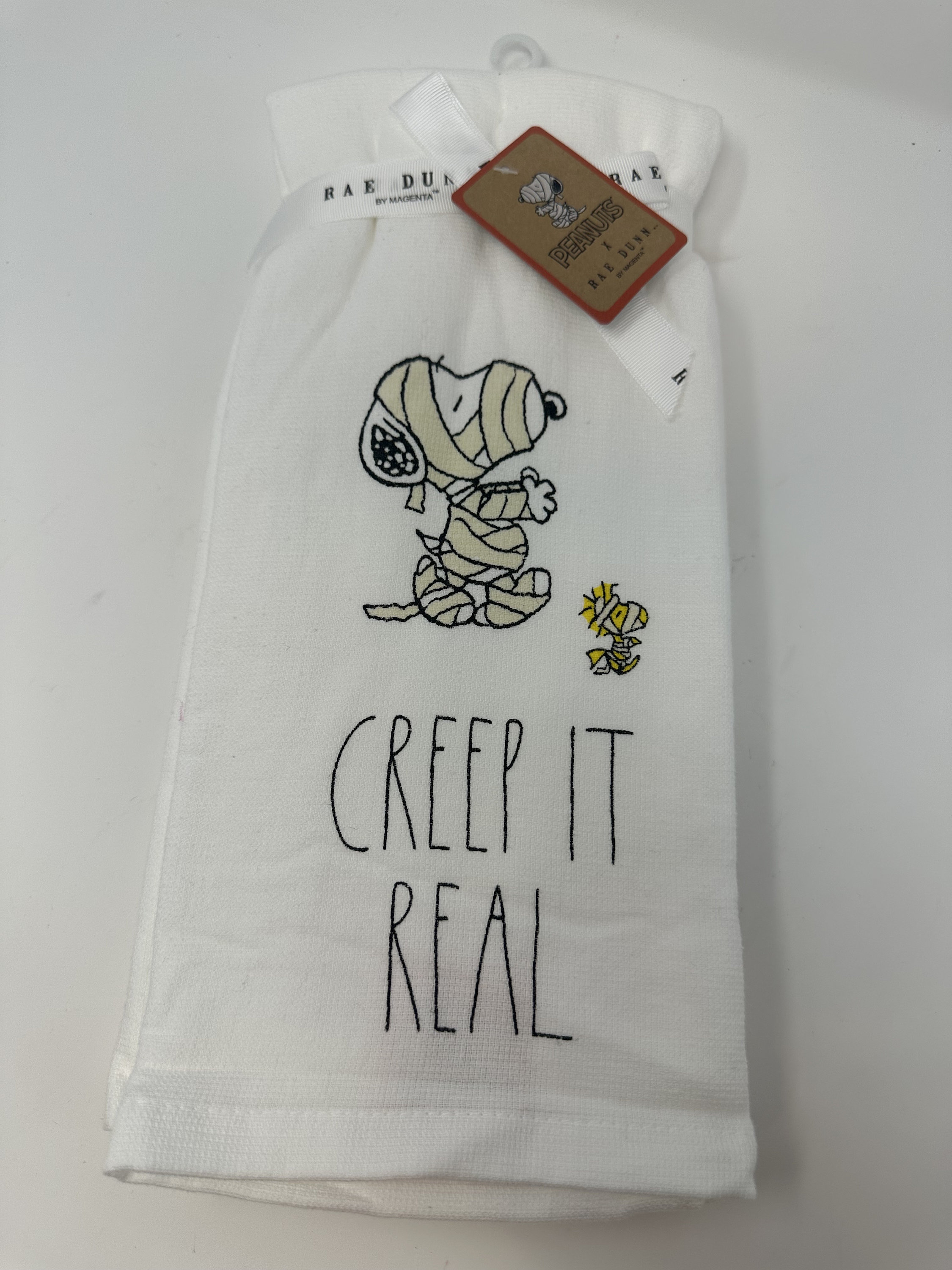 Peanuts by Rae Dunn Halloween Snoopy Hand Towels