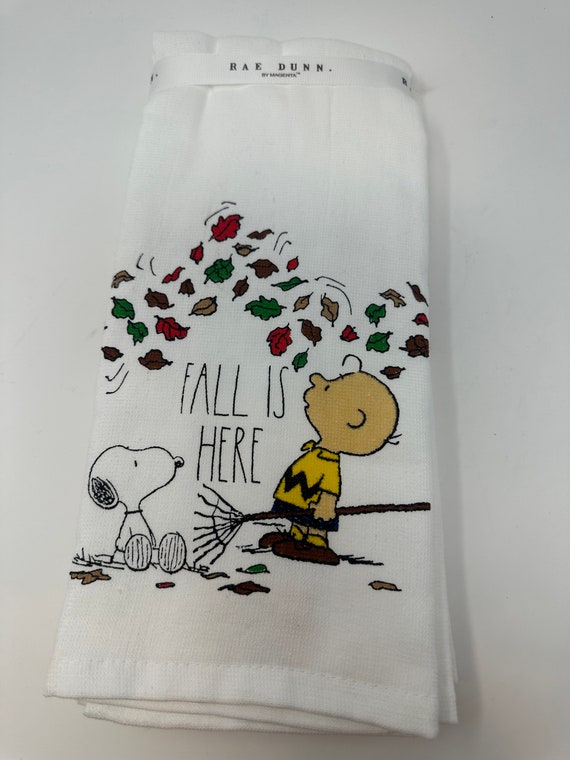 Peanuts by Rae Dunn Halloween Snoopy Hand Towels