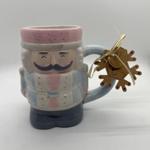 Holly Jolly Pink Nutcracker Mug, Pink Nutcracker Mug, Pink Christmas