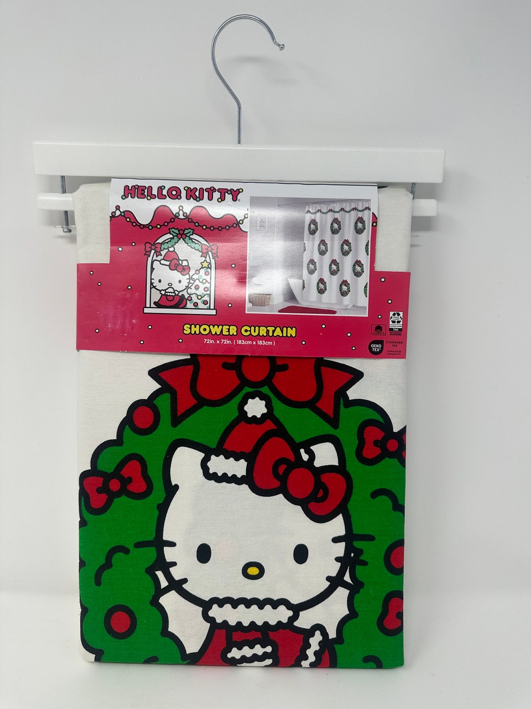 Hello Kitty Shower Curtain Hello Kitty Home Hello Kitty - Etsy