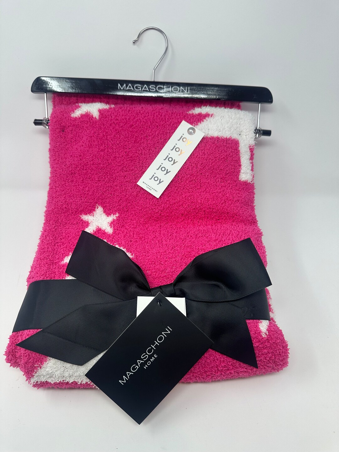 Magashoni Viral Pink Christmas Tree Plush Blanket, White and Pink Tree Blanket, Viral Tik Tok