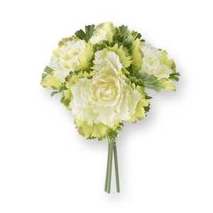 11.5 Inch Green & Cream Cabbage Bundle, Spring Floral, Greenery, Wreath Supplies, Flower Arranging, NEW