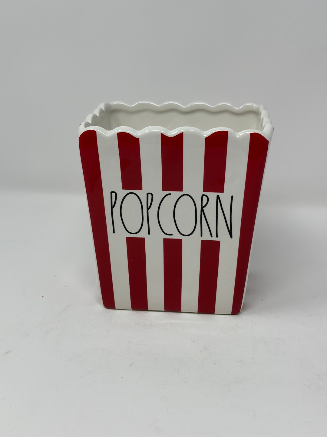 Rae Dunn Popcorn Bucket Rae Dunn Popcorn Box Farmhouse Arae Etsy