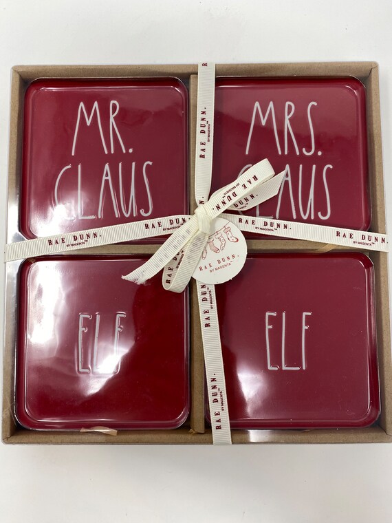 Rae dunn christmas coasters Clearance
