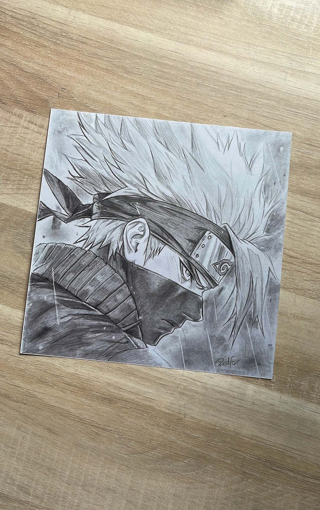 Kakashi Sensei Drawings In Pencil