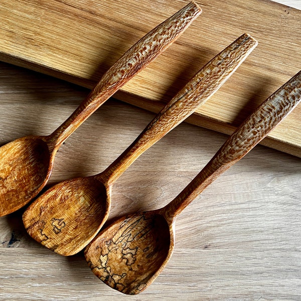 Cucharas de cocina de madera de haya