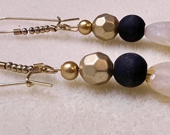 Sterling Silver and Pearl Earrings