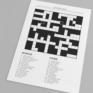 Challenging Crossword Puzzle Book: 100 Brain Games for Adults & Teens (PDF Download)