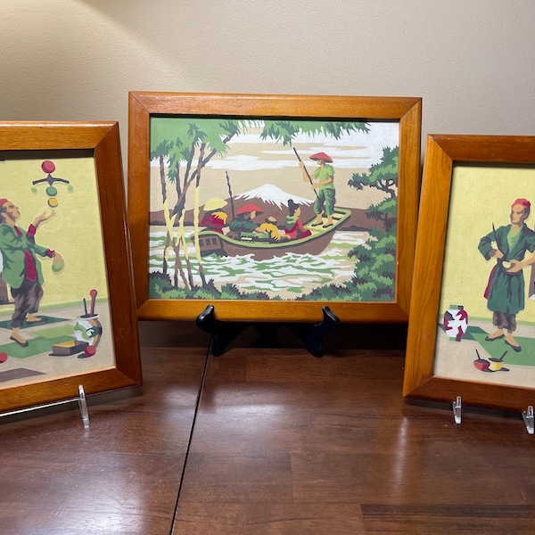 Vintage Paint by Number Etsy