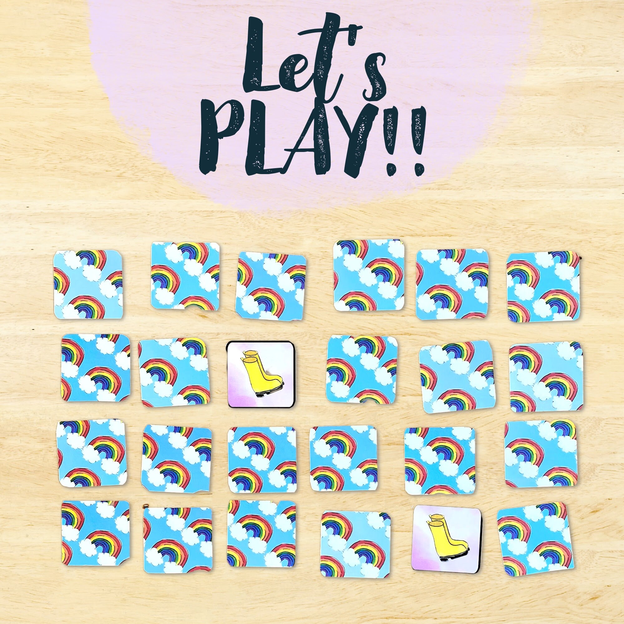 Spring Memory Game Printable. Downloadable Spring Activity for Kids