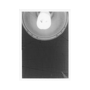 Black and White Gelatine Silver Print on RC Paper Glossy //Lamp // Analog Photography