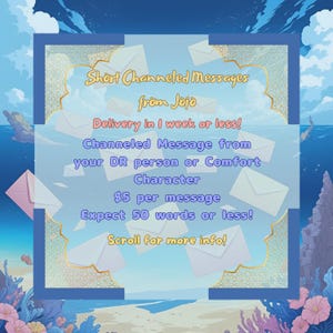 Mensaje canalizado del personaje DR Comfort con guía: entrega en 1 semana (¡con la guía de canalización de Juno!)