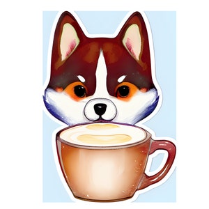 Illustrazione di Kawaii Shiba