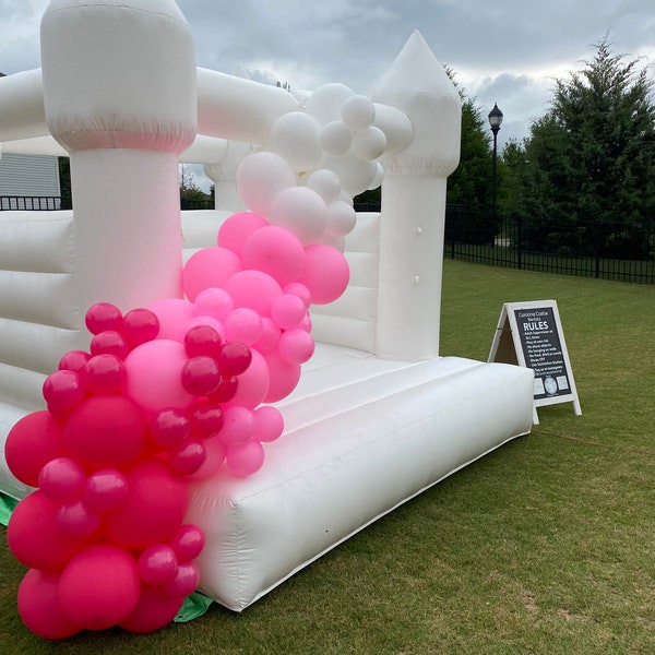 White Bounce House for Sale Etsy
