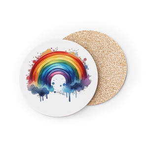 Regenboogonderzetters - Pride, geen zwetende drankjes, LGBT LGBTQ-cadeau, set bekermatten, kleurrijk keukendecor, baraccessoires