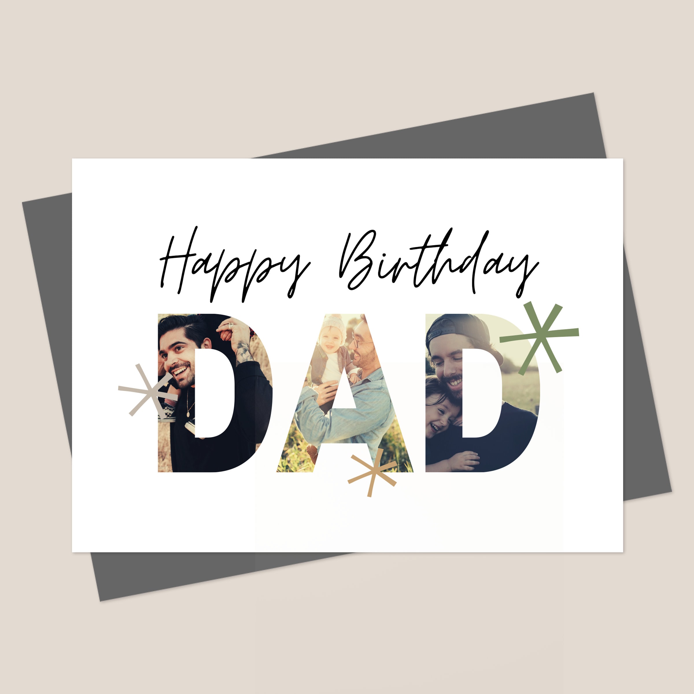 Printable Photo Letter Card Happy Birthday Card Mom Mothers Day Card ...