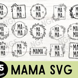 Mom split name frame svg , Mother's Day Svg , Mother's Day Svg Bundle , Mom Quotes Svg  , Mom Svg Cut File