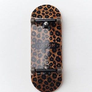 Professional Wooden Fingerboard Custom LEO natural 32mm