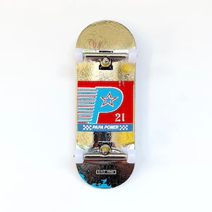 Professional Wooden Fingerboard Custom SILVER 32mm