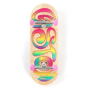 Professional Wooden Fingerboard Custom Waves 34mm
