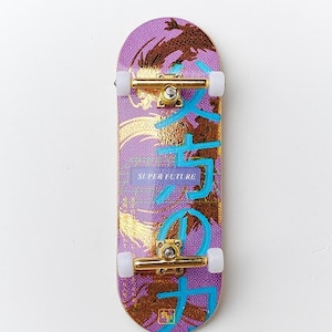 Professional Wooden Fingerboard Custom Super Future Purple 34mm