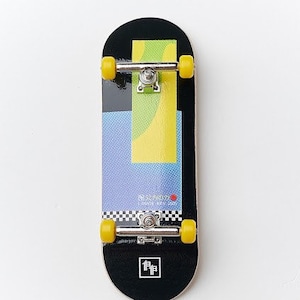 Professional Wooden Fingerboard Custom PapaPower Yellow 32mm