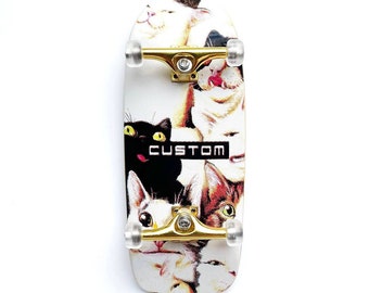 Custom Fingerboard Old school 38mm cats