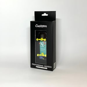 Professional Wooden Fingerboard Custom PP Yellow 32mm