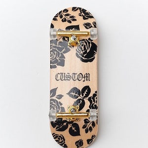 Professional Wooden Fingerboard Custom Roses 32mm