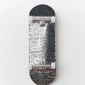 Professional Wooden Fingerboard Custom Born Silver 34mm