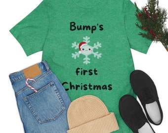 Schwangere Weihnachten, erstes Weihnachten, süßes Reveal, Surprise the Family Tee T-Shirt