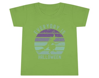 Purples and Greens Everyday is Halloween Toddler T-shirt