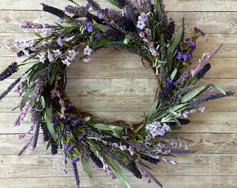 Lavender Wreath