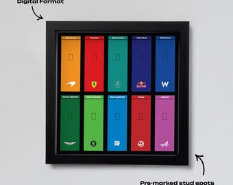 Bakgrund för racerbilsdisplay – F1-mästare - 50 x 50 cm - PNG- och PDF-nedladdning