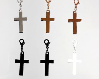 The Cross [Nr8] {PERSONA Collection} DIY Charm - Gender-Neutral Fashion Jewelry - DIY (Do It Yourself) Charms (religious/symbolic)