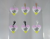 Pride Flag Heart Charm [Nr34] Twink {PERSONA Collection} DIY Charm - Gender-Neutral Fashion Jewelry