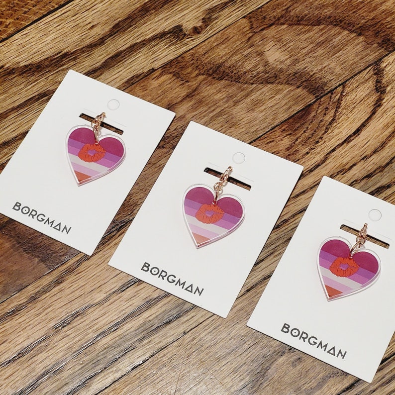 All Pride Flag Heart Charms 57 Available PERSONA Collection DIY Charm