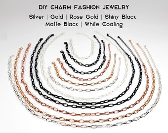 Necklace + Bracelet ONLY {PERSONA Collection} - Gender-Neutral Fashion Jewelry - DIY (Do It Yourself) Charms