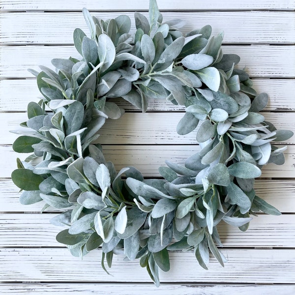Lambs Ear Wreath Etsy