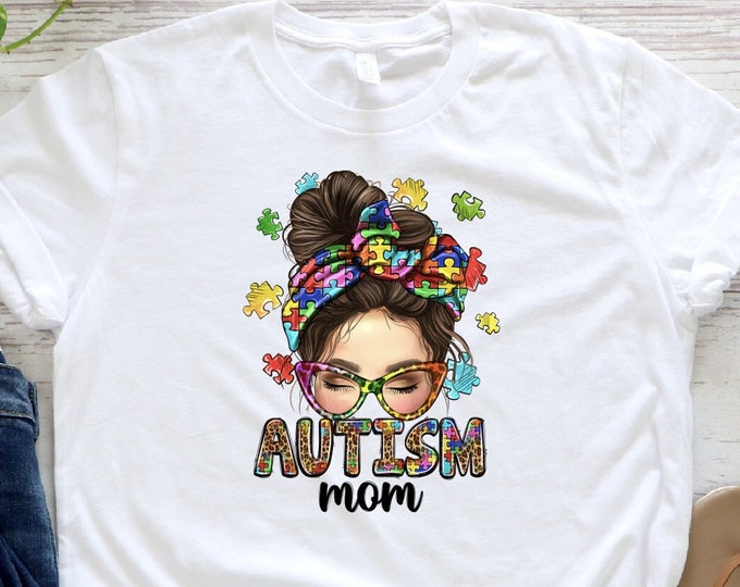 Autism Mom Shirt, Gift For Autism Mom, Autism Shirt, Autism Mother Shirt, Autism Awareness Support, Autism Acceptance, Blessed Autism Mama