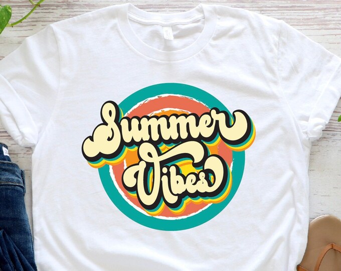 Summer Vibes Shirt, Summer Shirt, Beach Shirt, Summer Lover Shirt,Cool Summer Shirt, Summer Vacation Shirt, Summer Vibes Shirt