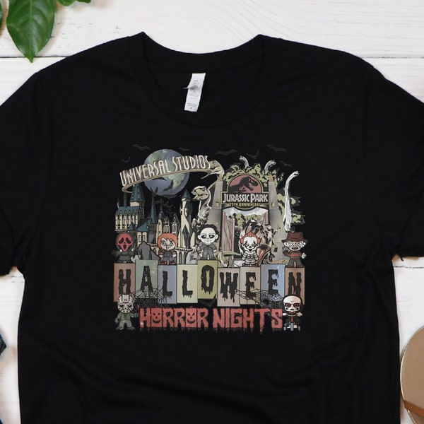 Halloween 2023 Horror Nights Universal Studios Shirt, Horror Characters Halloween Shirt, Universal Studios Scary Shirt, Halloween Shirts