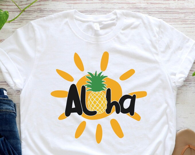 Aloha Shirt, Beach Shirt, Summer T-shirt,Summer Lover Shirt,Cool Summer Shirt, Summer Vacation Shirt, Summer Gifts, Hawaiian Shirt