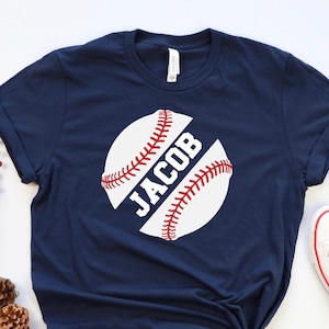 Custom Baseball Shirt, Baseball Custom Birthday Shirt, Baseball Mom Shirt, Personalized Baseball Tees, Custom Baseball Shirts, Baseball Boy