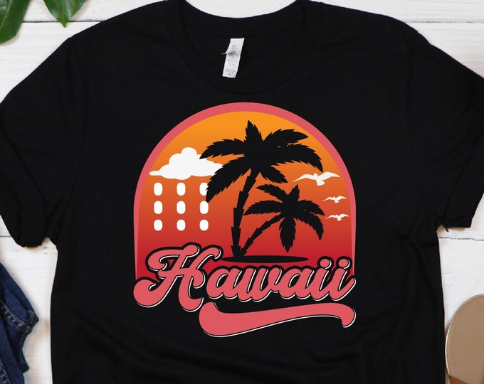Hawaii Shirt, Beach Shirt, Summer T-shirt,Summer Lover Shirt,Cool Summer Shirt, Summer Vacation Shirt, Summer Gifts