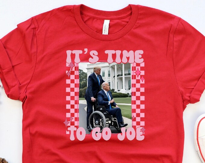 It's Time To Go Joe Shirt, Trump vs Biden Debate 2024 Shirt, Presidential Debate Shirt, Funny Biden Trump Shirt