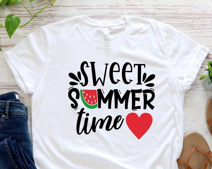 Sweet Summer Time Shirt, Summer Shirt, Beach Shirt, Summer T-shirt,Summer Lover Shirt,Cool Summer Shirt, Summer Vacation Shirt, Summer Gifts