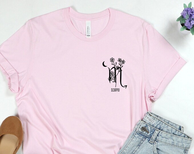 Zodiac Signs Shirt, Zodiac Sign Gift, Astrology Tshirt, Zodiac, All Signs, Personalized Shirts, Horoscope Shirt, Birth Sign, Zodiac Gifts
